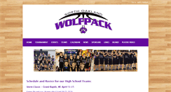 Desktop Screenshot of northoaklandwolfpack.com